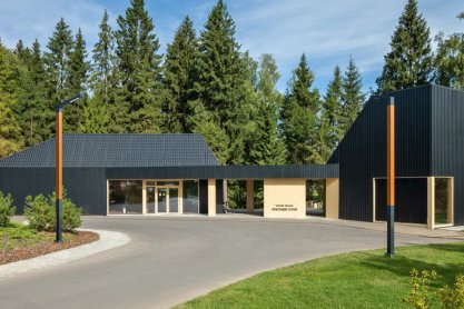 Производство опор освещения Берген wood для освещения КП в Истре