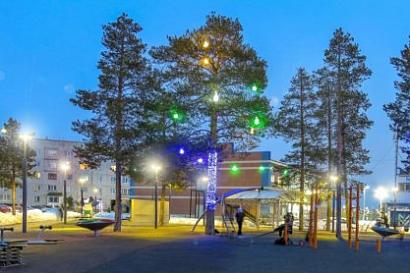 Производство фонарей в рамках Благоустройства сквера Юбилейный в г. Муравленко (ЯНАО)